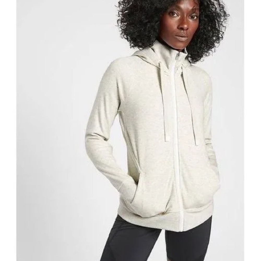 Women's Athleta Fog Grey Troumph Hoodie